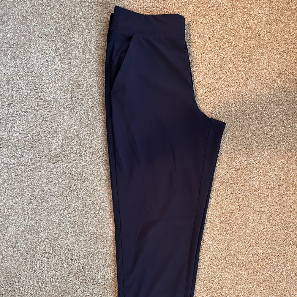 Athleta Brooklyn Mid Rise Ankle Pant Navy Blue